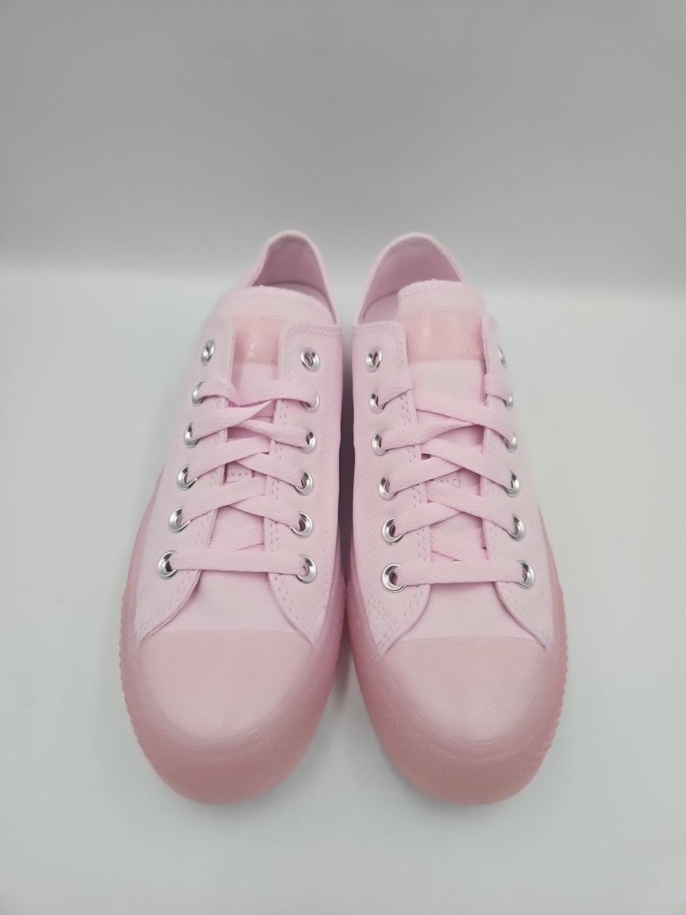 Converse Pink Canvas Low-Top Sneakers - Picture 3 of 8